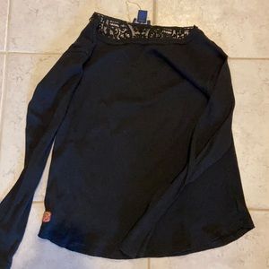 Ralph Lauren waffle laced back shirt